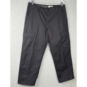 VF Imagewear Black Cargo Work Pants Size M 37U Polyester Cotton